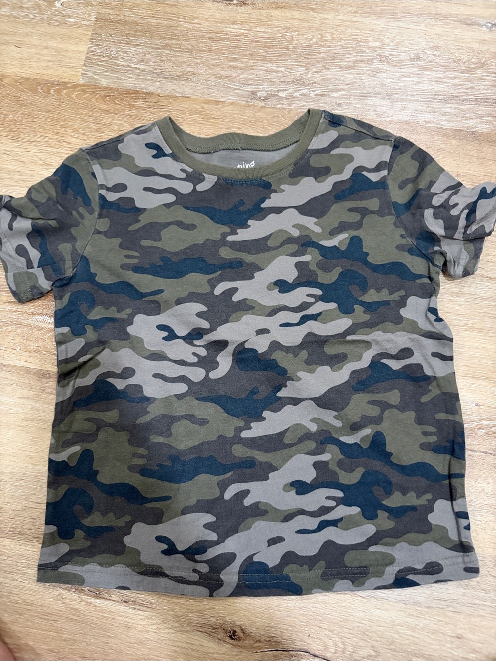 jumping beans Camo Short Sleeve Tee - Olive & Gray